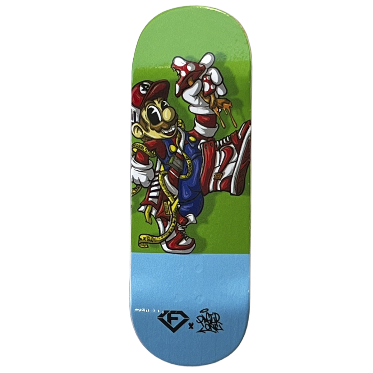 Faymus x Pager.One Fingerboard Deck - Mariyo Green