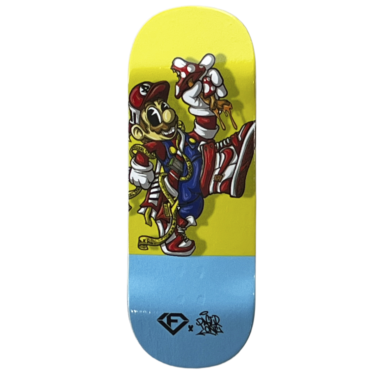 Faymus x Pager.One Fingerboard Deck - Mariyo Yellow