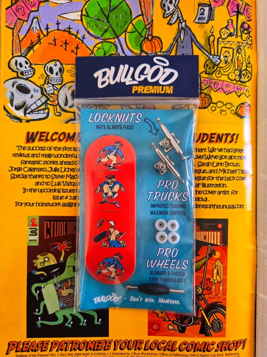 BullGod Premium Fingerboard Complete - Comics
