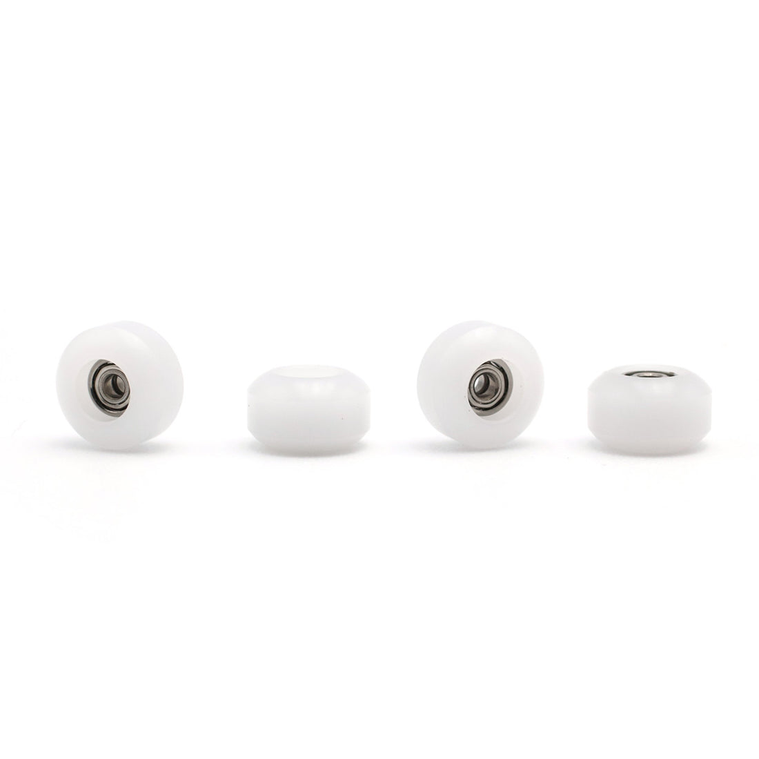 FlatFace Fingerboard G10 Dual Bearing Wheels - 60D Ultra - White