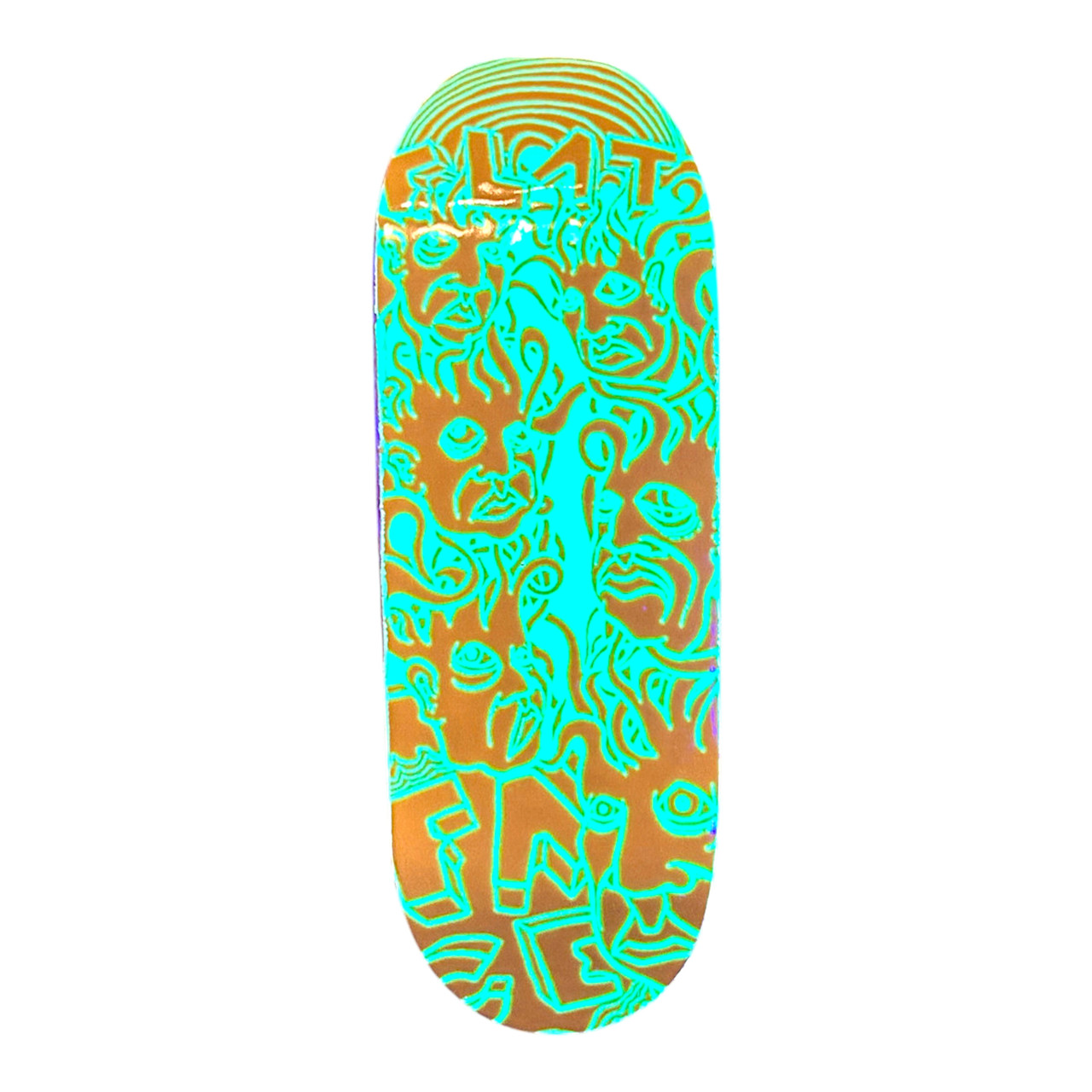 FlatFace G15 Fingerboard Deck - Faceshaver Glow Yellow Zeph