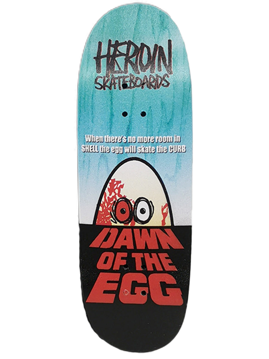 Close Up x Heroin Skateboards Fingerboard Deck - Dawn of the Egg