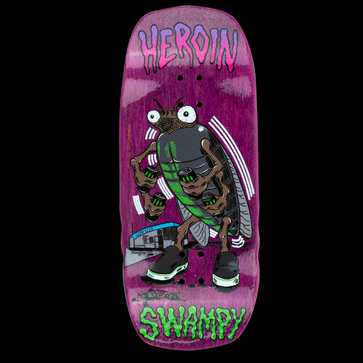 Maple Lab Fingerboard Deck - Swampy Bug