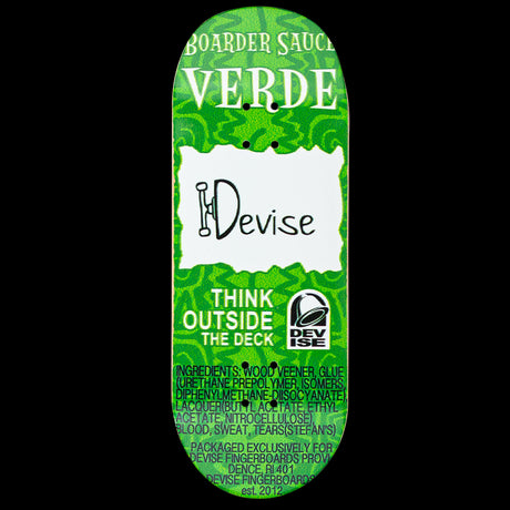 Devise Fingerboard Deck - Boarder Sauce