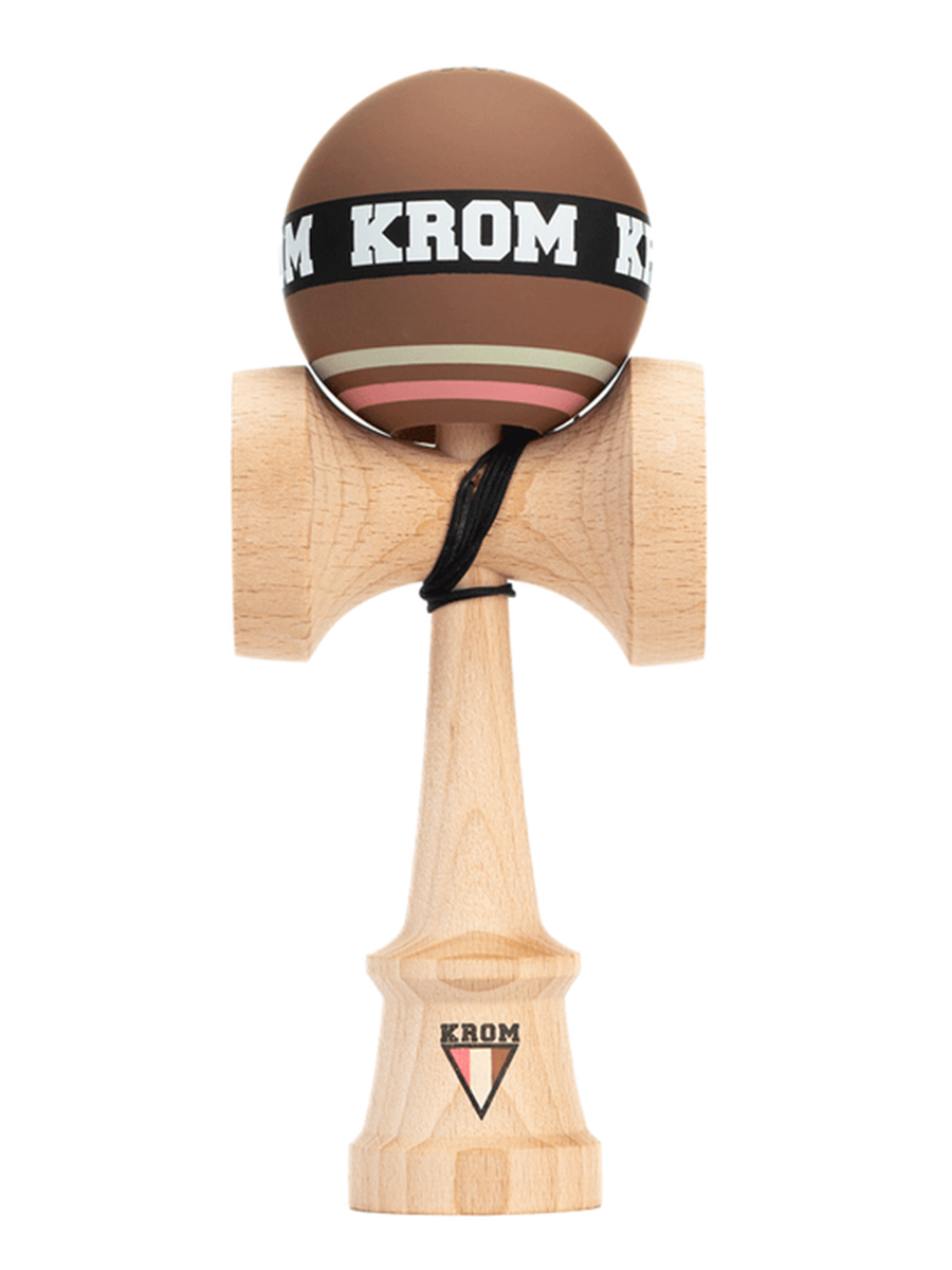 Krom Kendama Strogo Neapolitan Strawberry - Jeu d'adresse en bois Krom Kendama Strogo Neapolitan Strawberry - Jeu d'adresse en bois