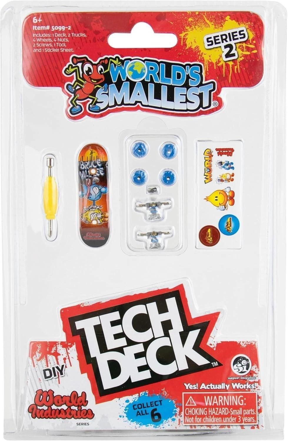 Tech Deck World's Smallest Fingerboard Complete - World Industries Series 2