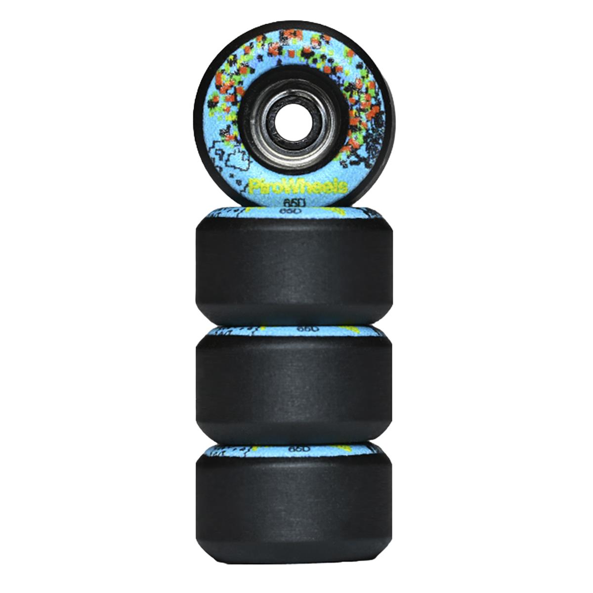 Piro RS Graphic Fingerboard Wheels - Technicolor