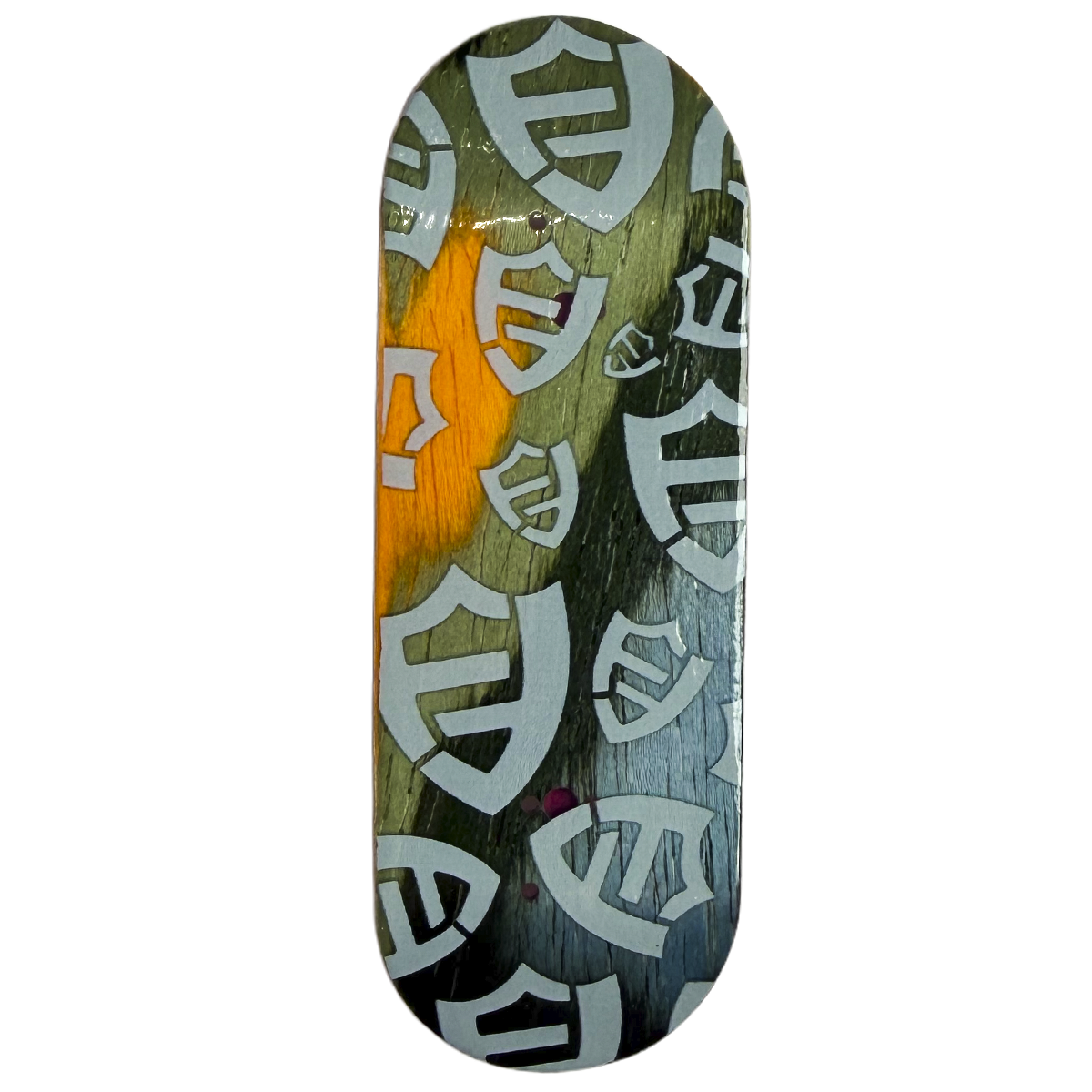 FlatFace G15.12 Fingerboard Deck - FF Logos Premium Real Wear