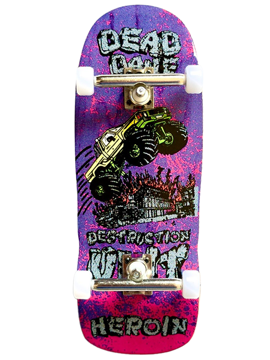 Custom x Heroin Fingerboard Complete - Dead Dave Knock Off – The