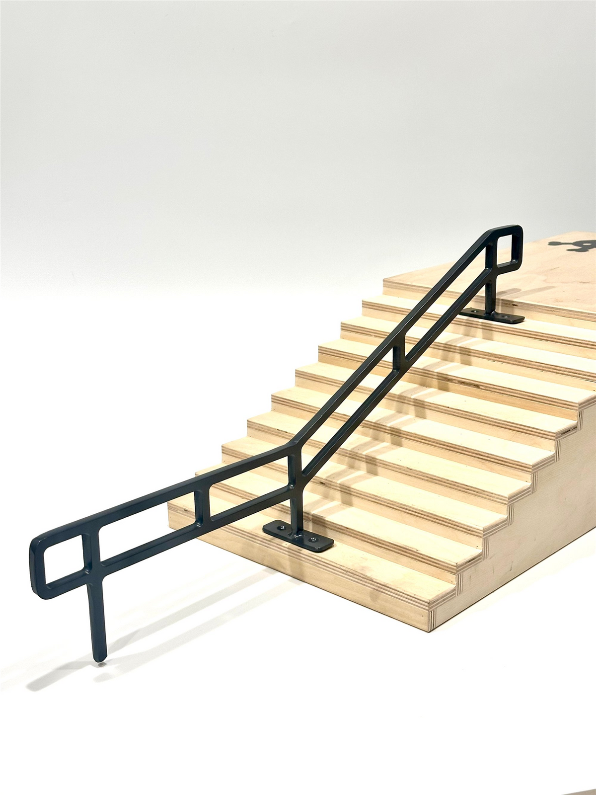 Grind Right Fingerboard Rail - Square 10 Stair Long Donger