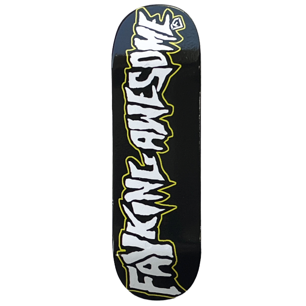 Faymus x DK Fingerboard Deck - Fayking Awesome Black