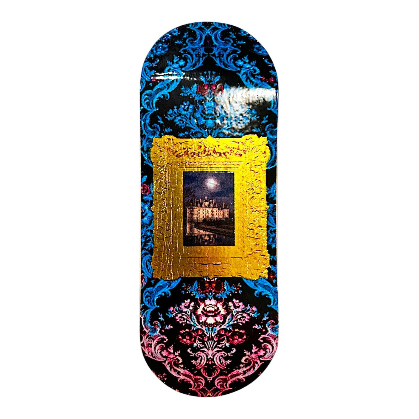 FlatFace G16 Fingerboard Deck - Deja Vu 3 Gold Frame Metallic