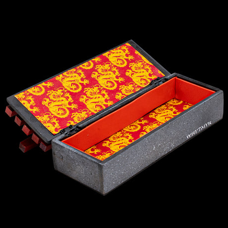 WhytMykConcrete Fingerboard Ramp - Double Bench Box