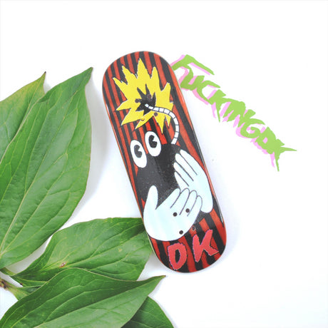 DK Real Wear Fingerboard Deck - Bomb Red