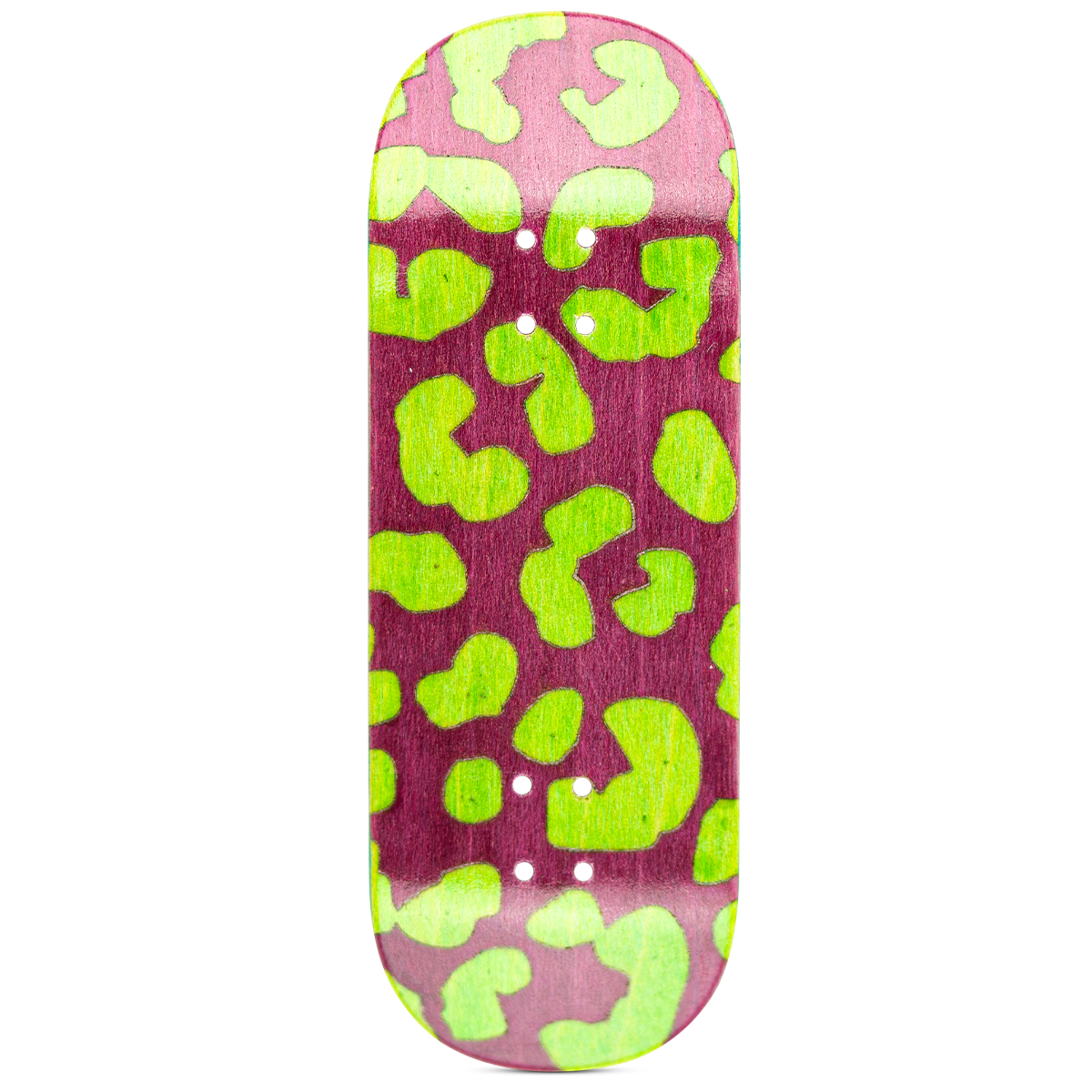 DK Split Ply Fingerboard Deck - Purple Leo
