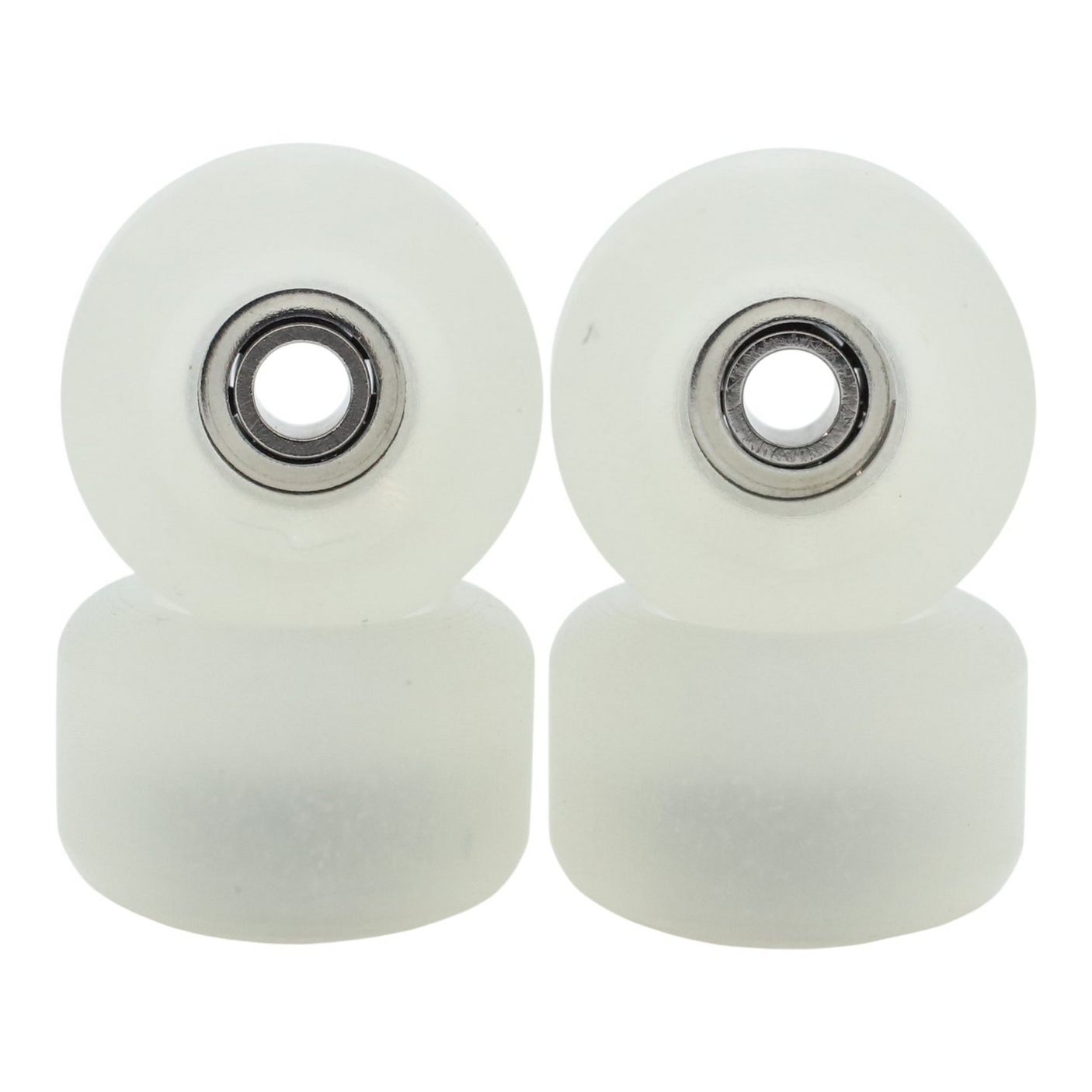 Blistered x FlatFace G4 Fingerboard Wheels - 60D - Clear Sunshift into Blue Subtle Glow