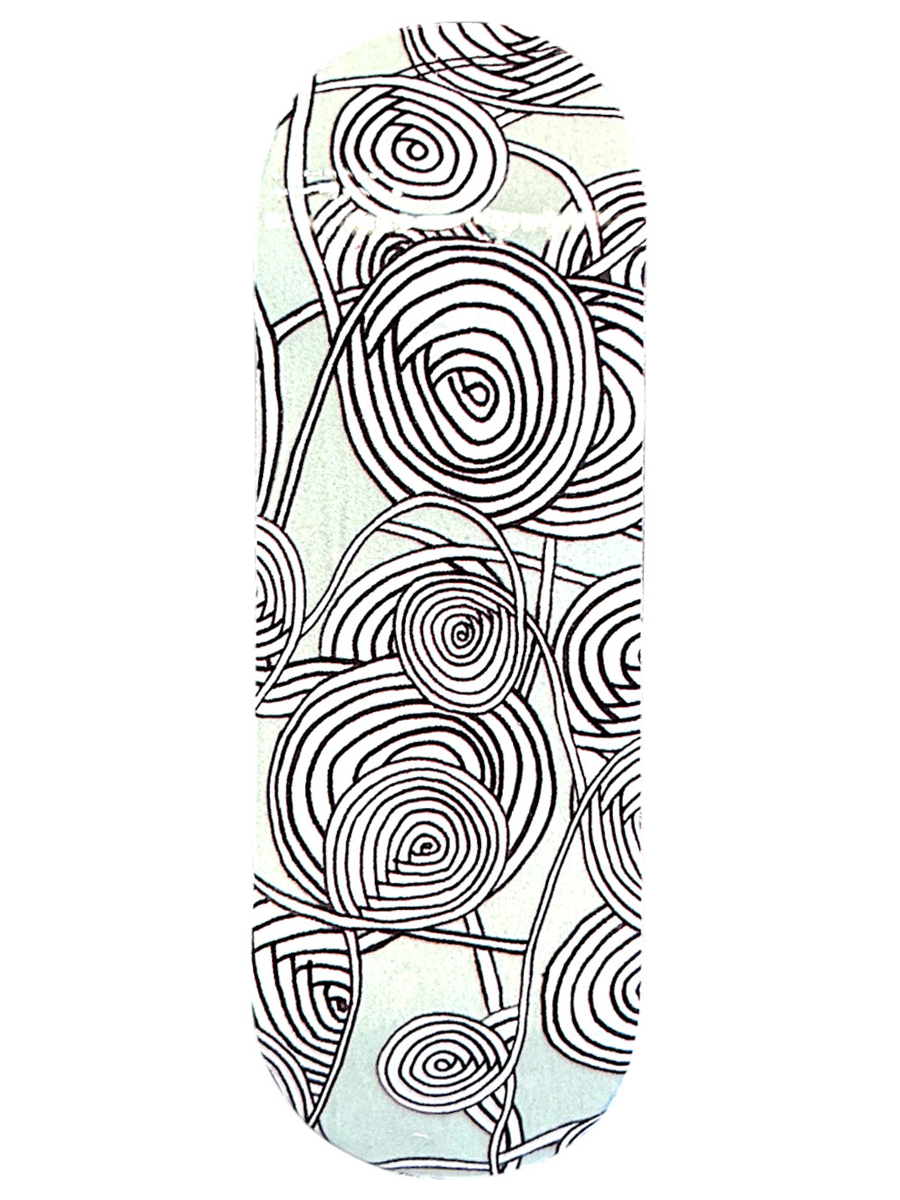 FlatFace G15 Fingerboard Deck - Spirals Glow