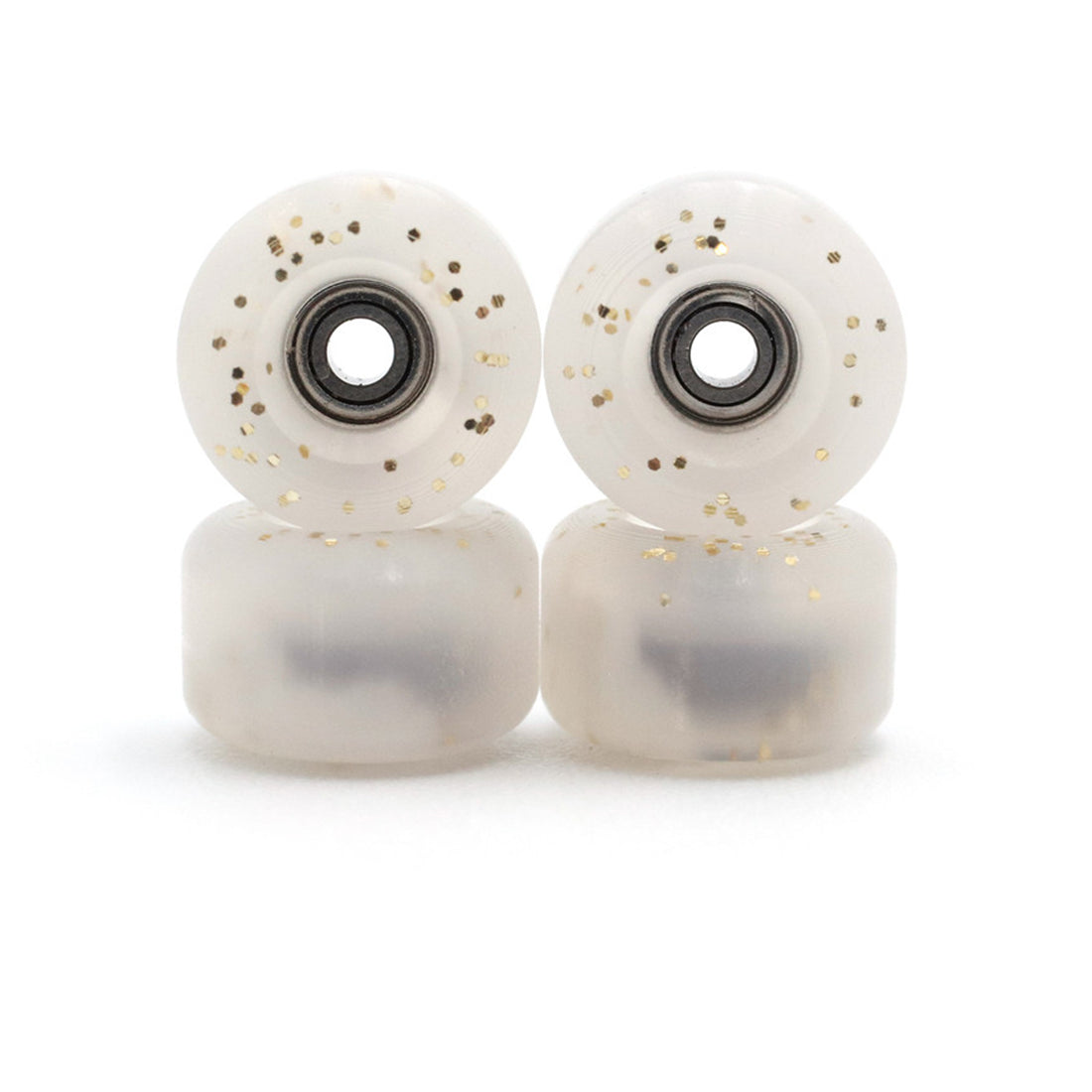Blistered John Cowart Fingerboard Wheels - Marble w/ Gold Sparkle