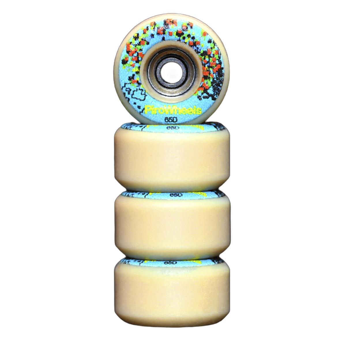Piro RS Graphic Fingerboard Wheels - Technicolor