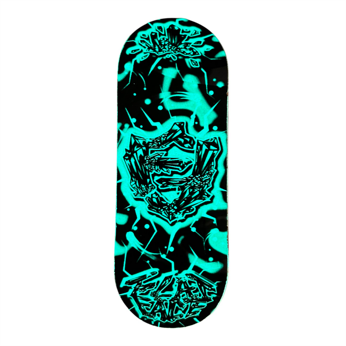 FlatFace G16 Fingerboard Deck - Crystals Back Glow