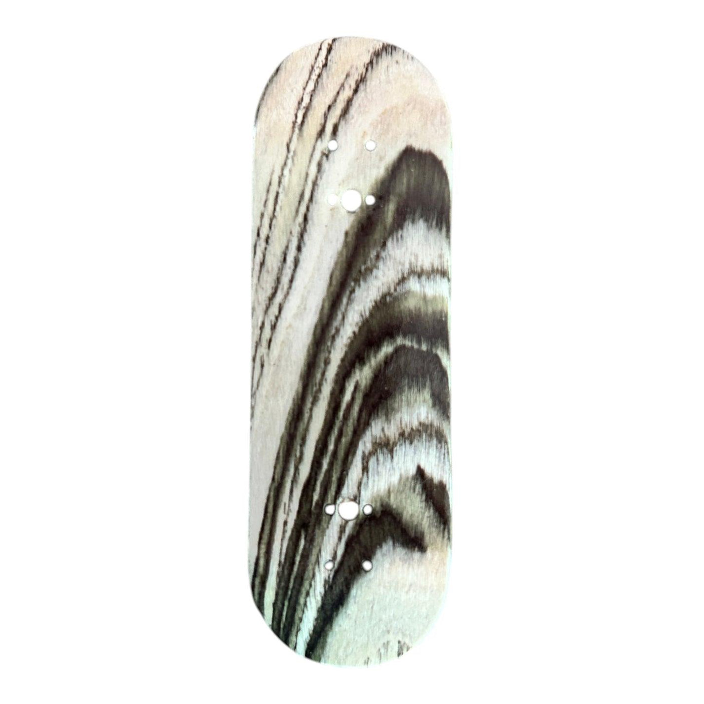 FlatFace G15.12 Fingerboard Deck - White Gray Premium