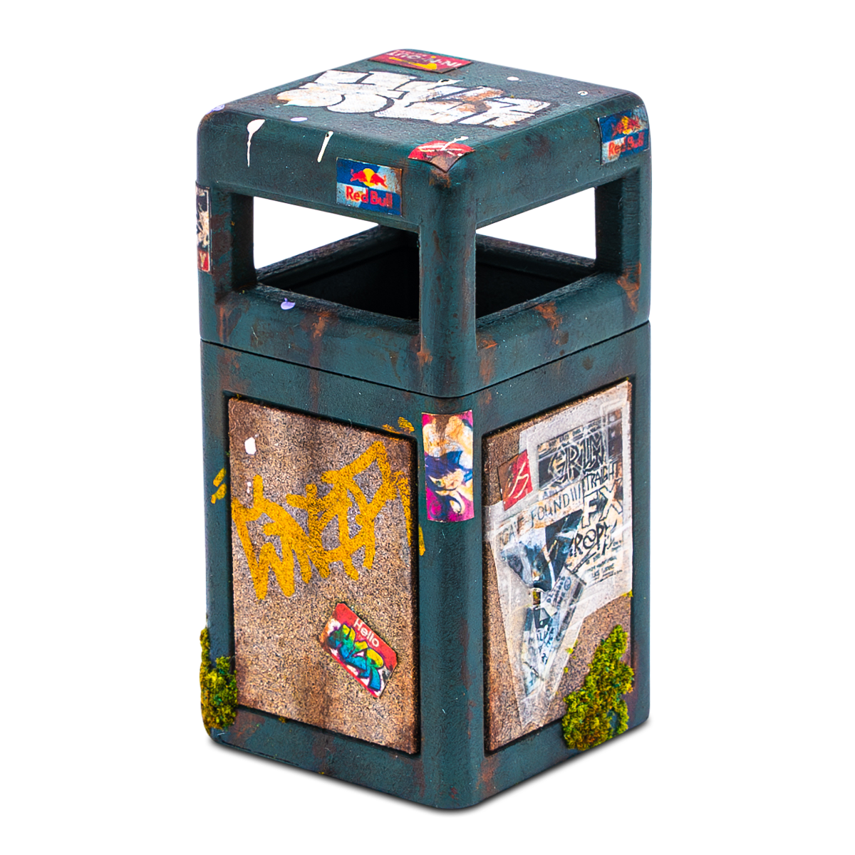 High Level Ramps Fingerboard Ramp - Trash Can 2.0 w/Lid