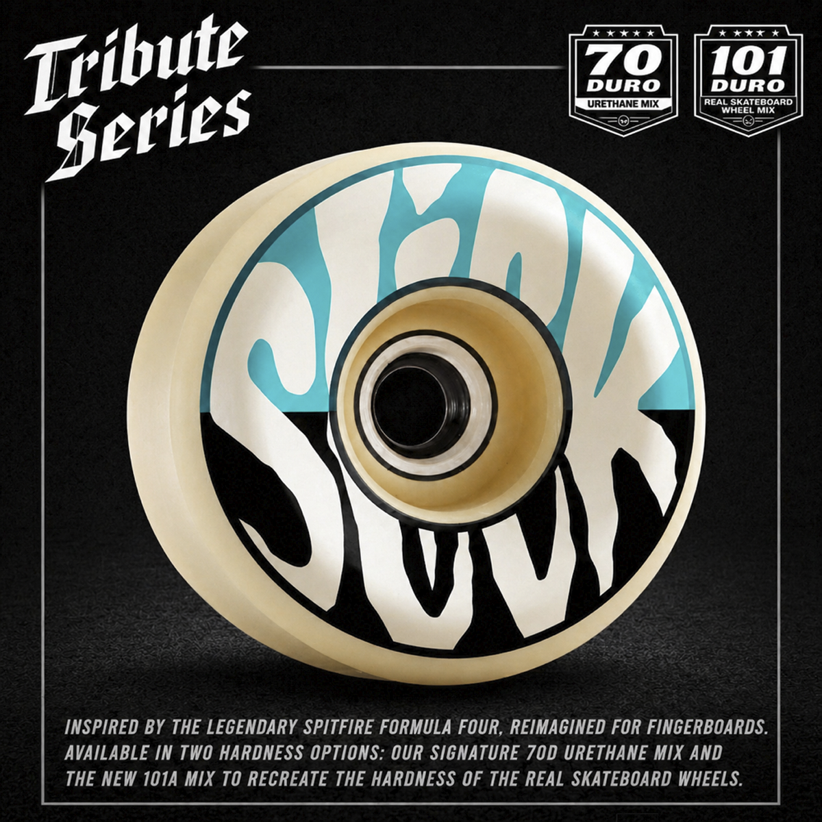 Slick Tribute Series Fingerboard Wheels - Slickfire 101a