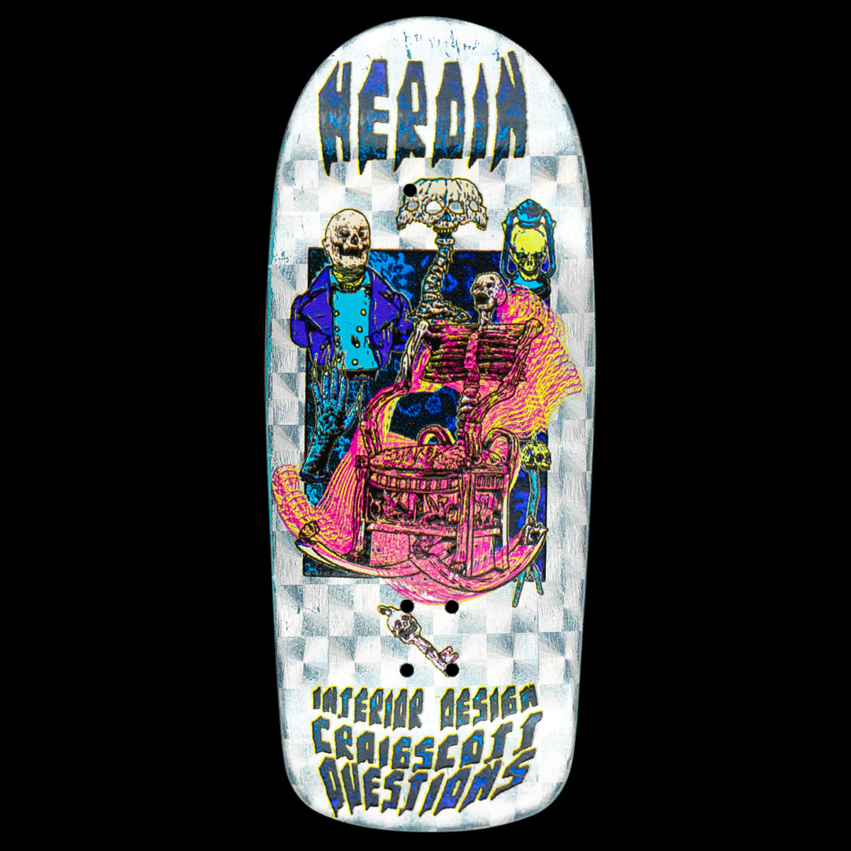 Maple Lab Fingerboard Deck - Craig Scott Questions Video City II Hellscape