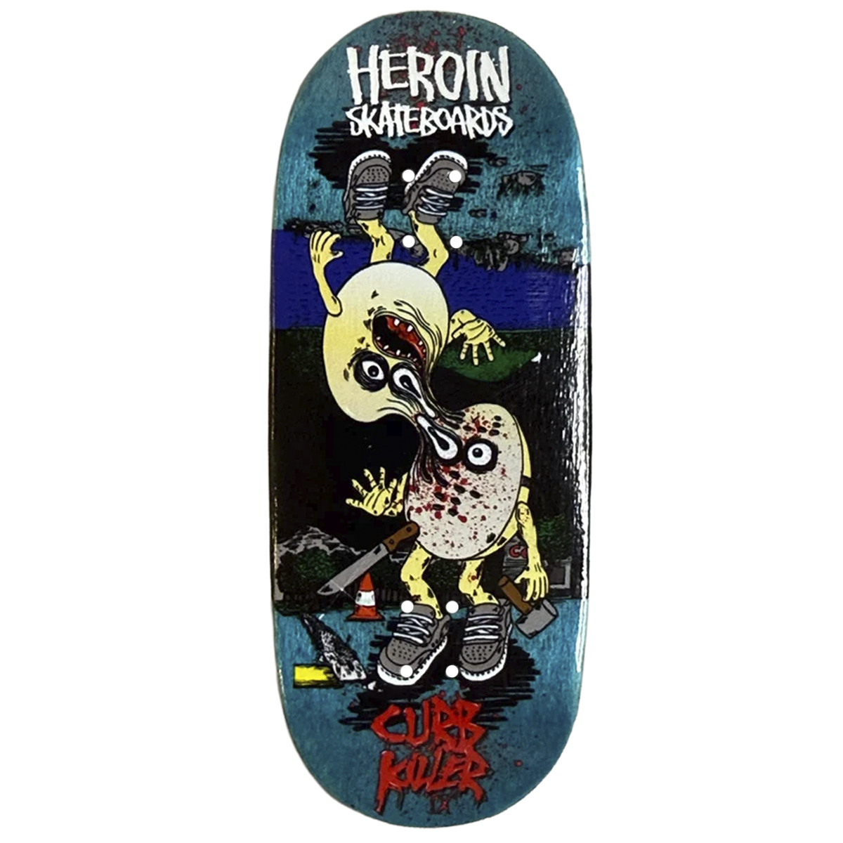 Maple Lab Fingerboard Deck - Curb Killer Merged