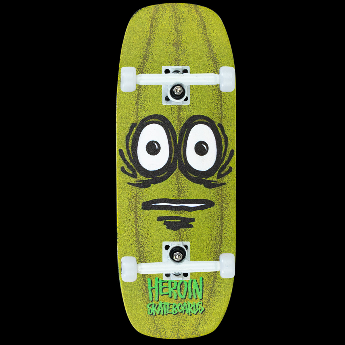 Close Up x Heroin Skateboards Fingerboard Complete - Pickle Shape