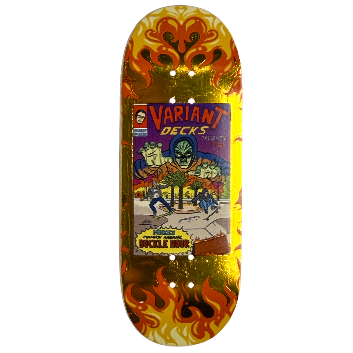 Variant Fingerboard Deck - Mikes Buckle Hour Gold Edition