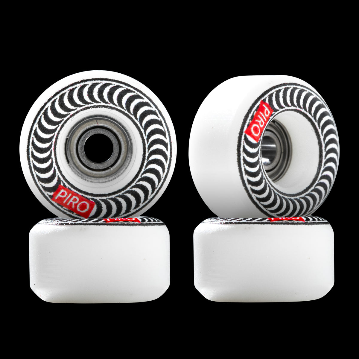 Piro Performance Graphic Fingerboard Wheels - Spiral