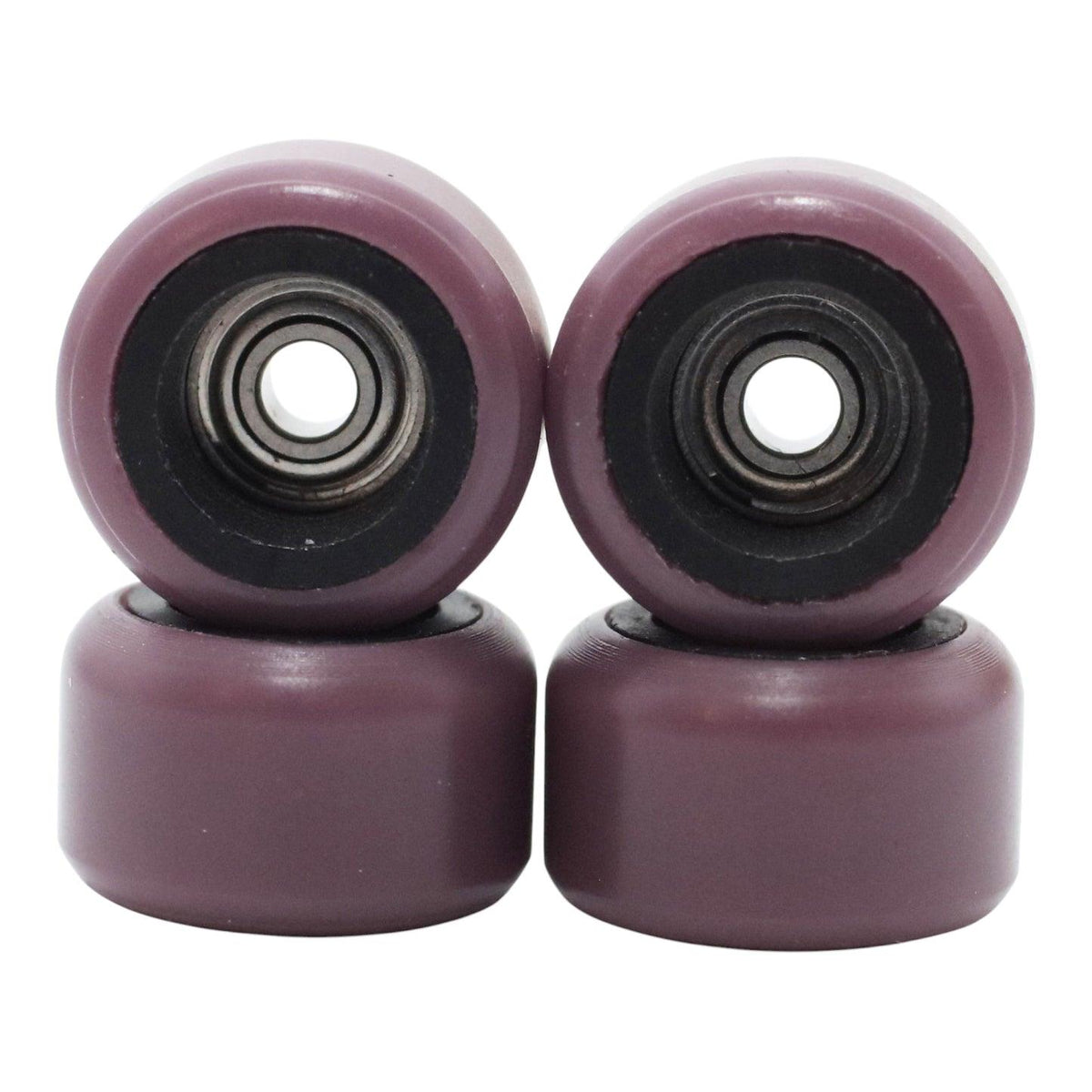 FlatFace Fingerboard Dual Durometer V2 72D Ultra Bearing Wheels - Black/Vintage Purple
