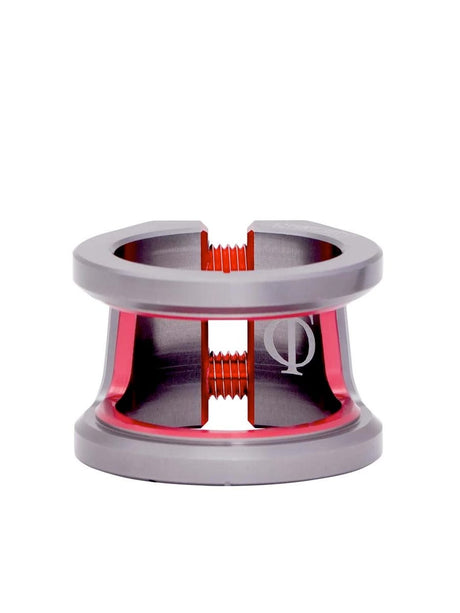 Color:Titanium and Red