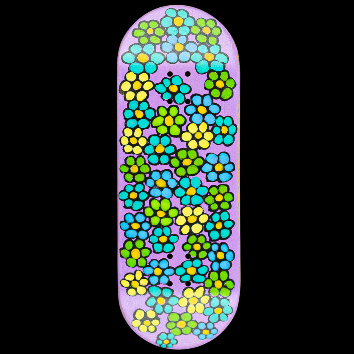 Grow Fingerboard Deck - Purple Popsicle