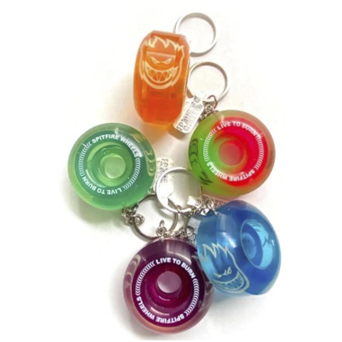Spitfire Sapphires Wheel Keychain