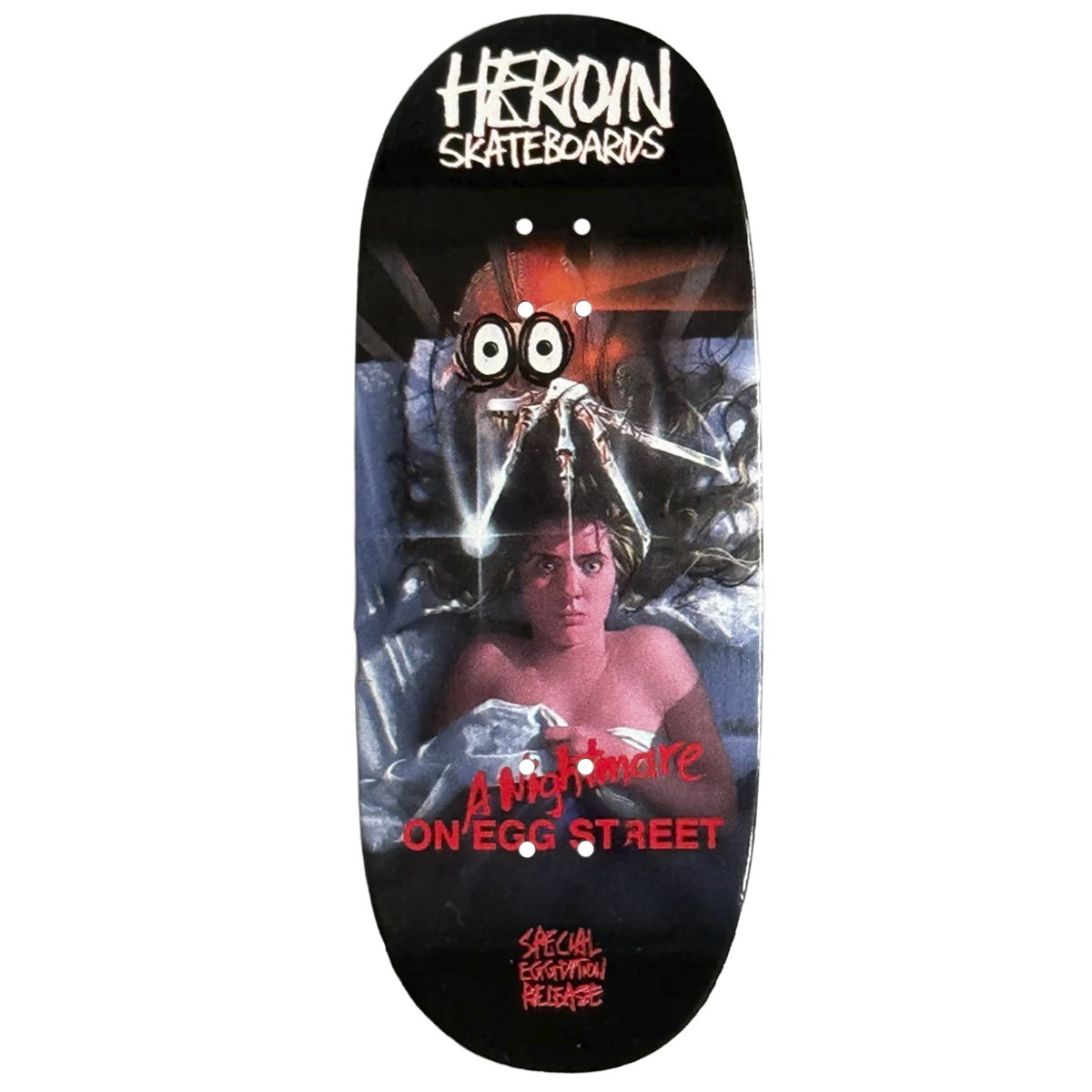 Maple Lab Fingerboard Deck - Nightmare on Egg Street