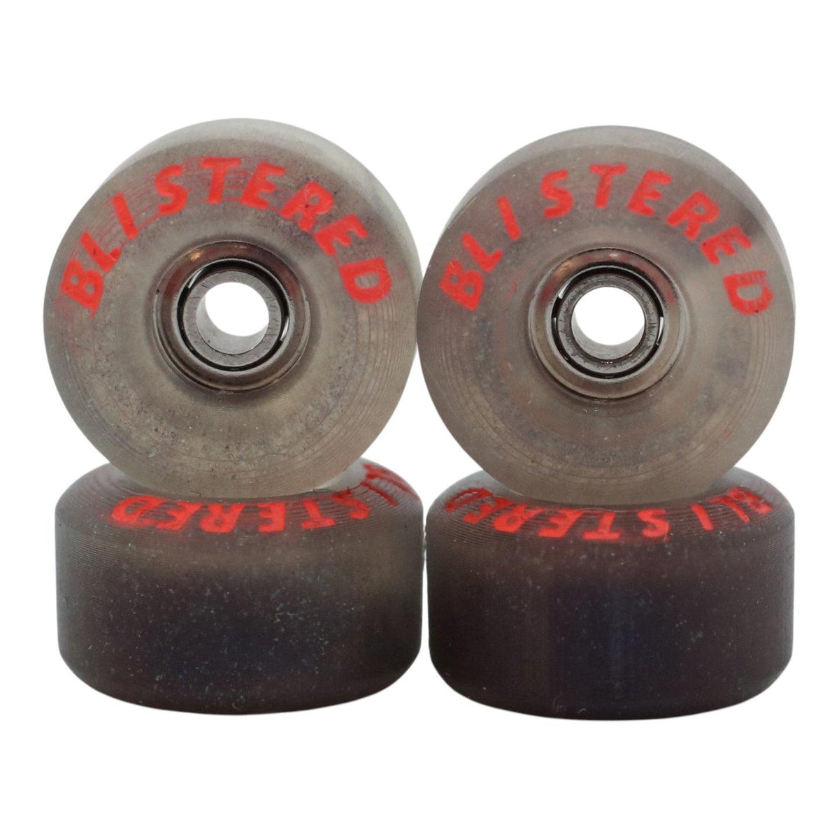 Blistered V5 Street Fingerboard Wheels - Ghost w/ JoyCult Bearings