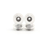 FlatFace Fingerboard G10 Dual Bearing Wheels - 72D Ultra - Clear