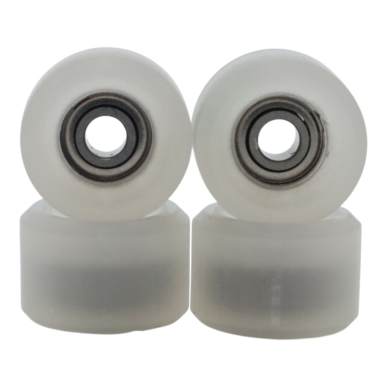 FlatFace x Blistered G1 Bearing Fingerboard Wheels - Clear Sunshift into Purple