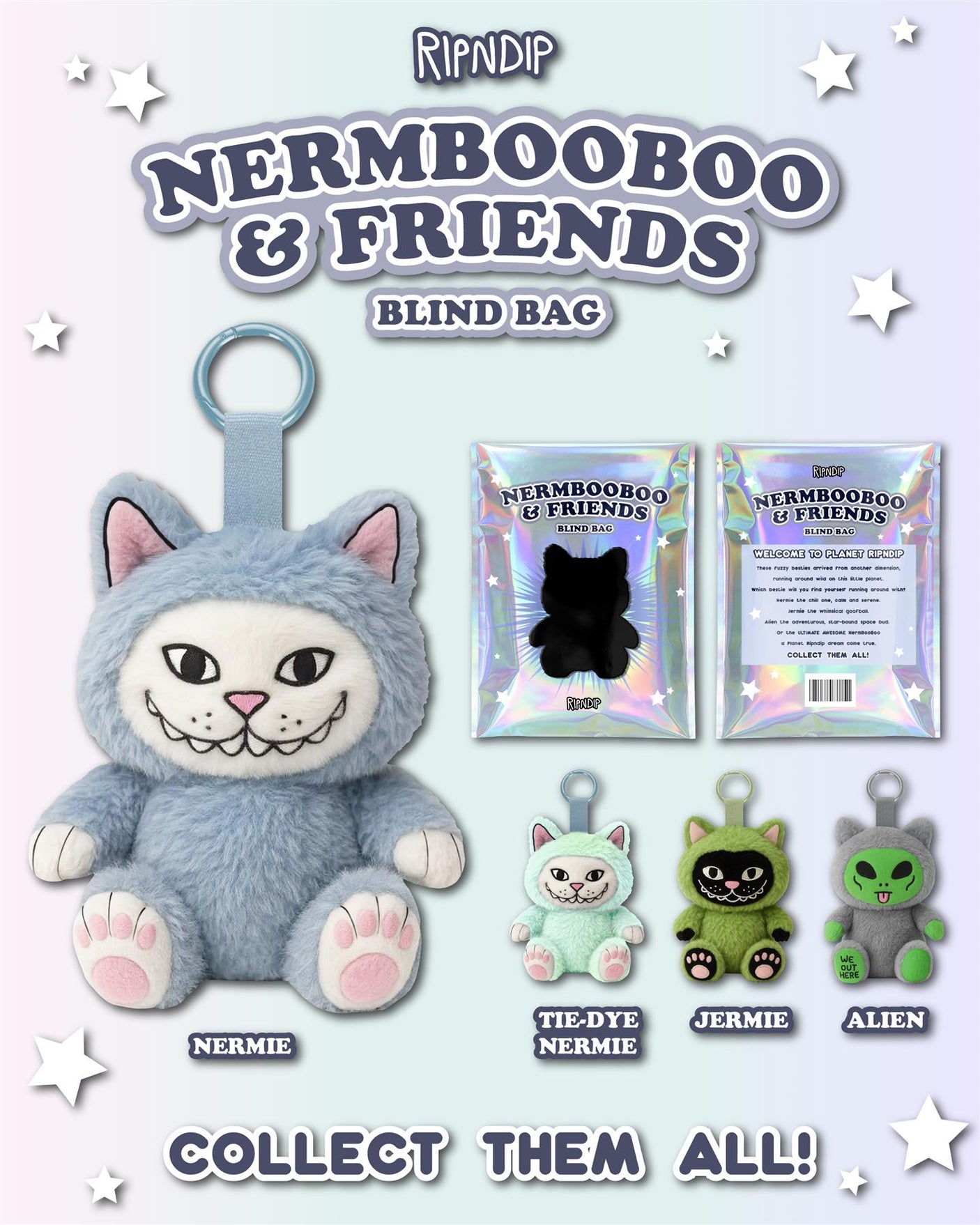 RIPNDIP NermBooBoo Keychain Blind Box