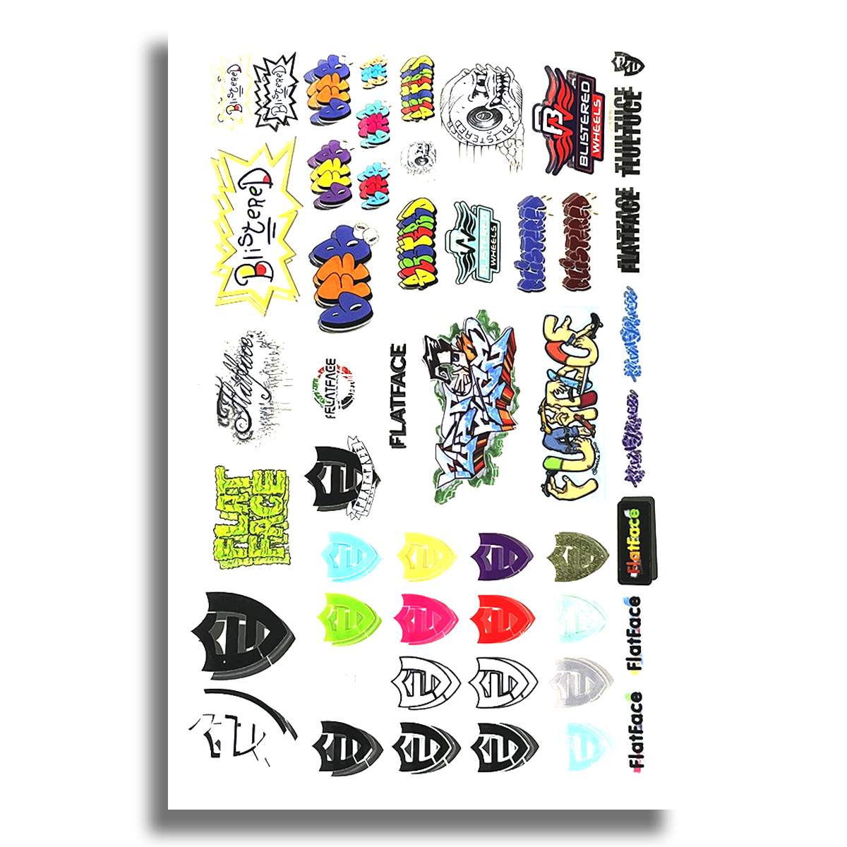 FlatFace Sticker Sheet