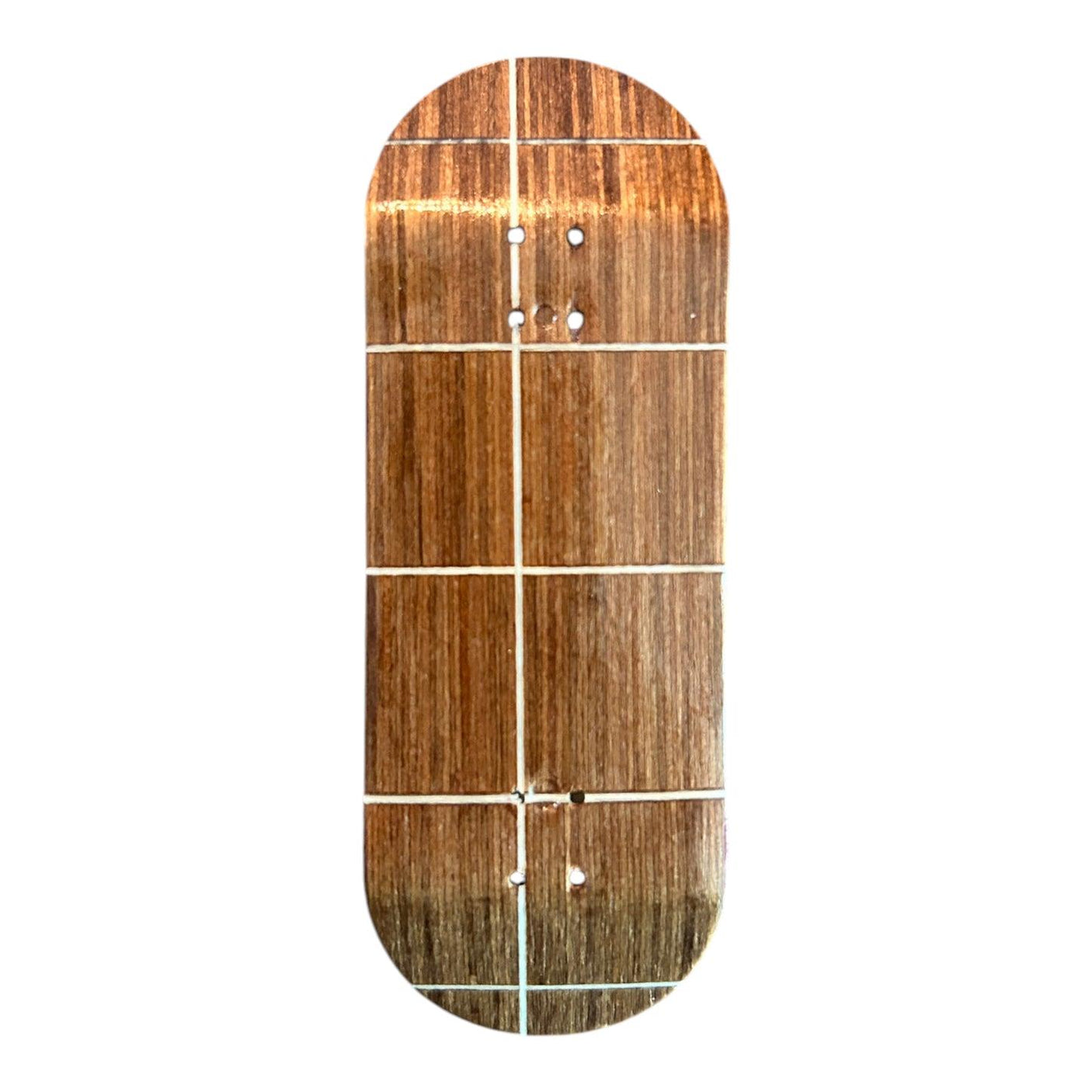 FlatFace Prototype Fingerboard Deck - Brown Squares Premium