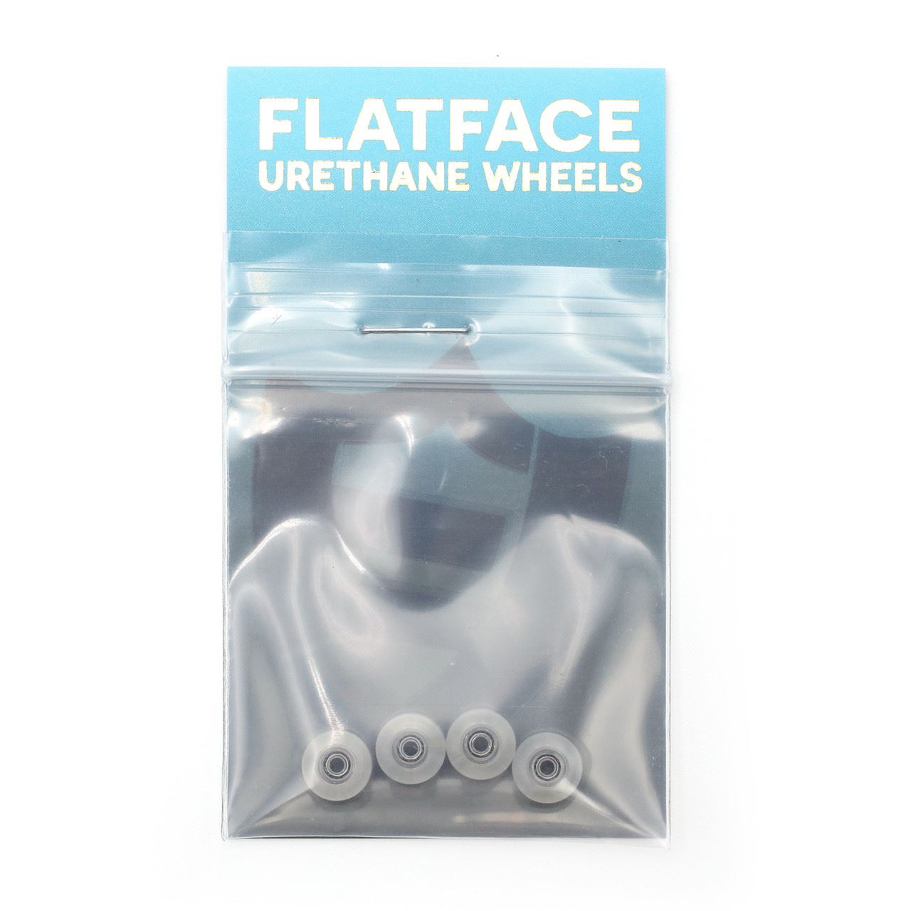 FlatFace Fingerboard G10 Dual Bearing Wheels - 72D Ultra - Clear