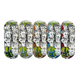 FlatFace x Cowply G15.12 Fingerboard Deck - Zeph Special Green Text
