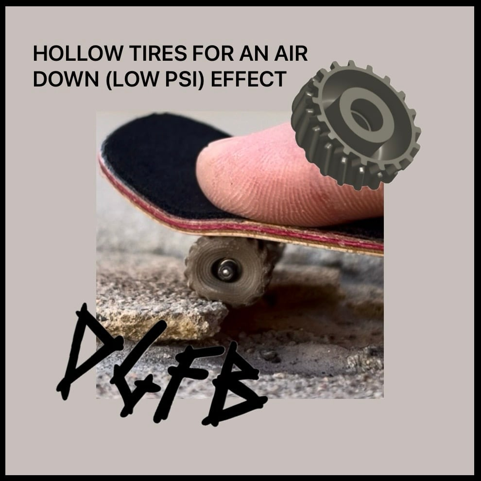 DGFB Monster Fingerboard Wheels - Hollow