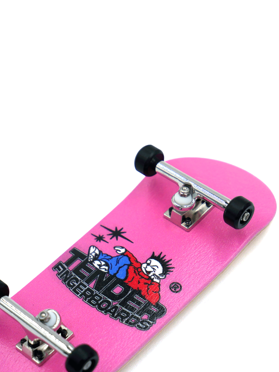 Slushcult x Tender Grom Fingerboard Complete - No F*cks