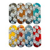FlatFace x Cowply G16 Fingerboard Deck - White Cubes SE
