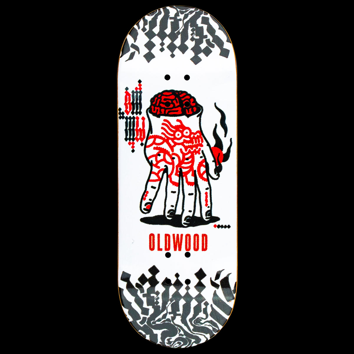 Oldwood Fingerboard Deck - Hand