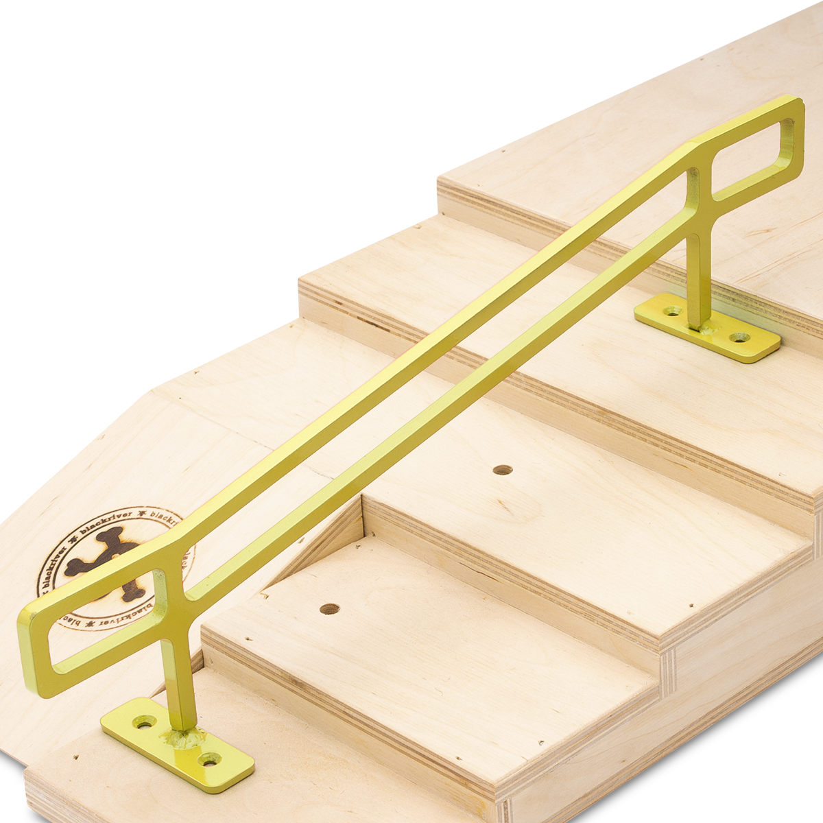 Grind Right Fingerboard Rail - Square 5 Stair Kink Rail